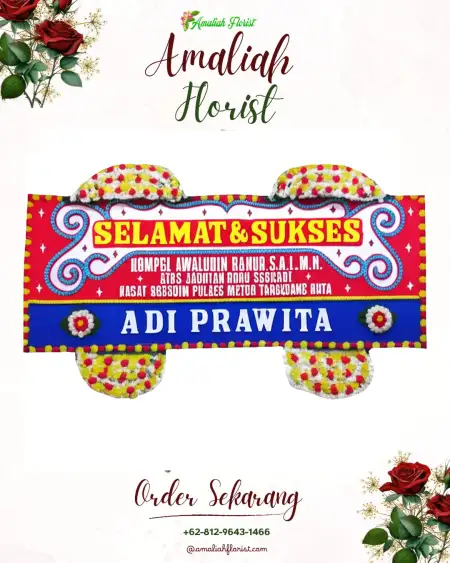 Papan Bunga Ucapan Selamat Purbowono